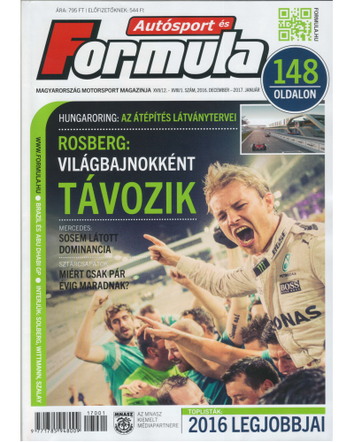 Autósport és Formula Magazin 2016/12. 2017/01.
